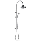 ILLIAN Chrome Twin Shower,Brushed Nickel,Matte Black